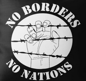 No borders No nations badge