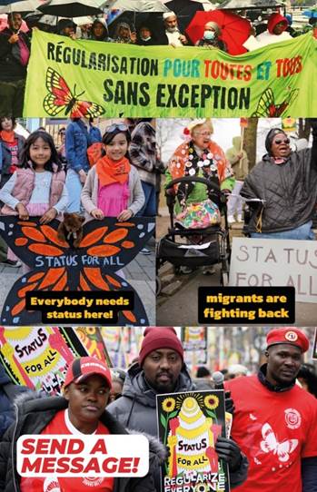 Migrants in Canada demand Papers for all