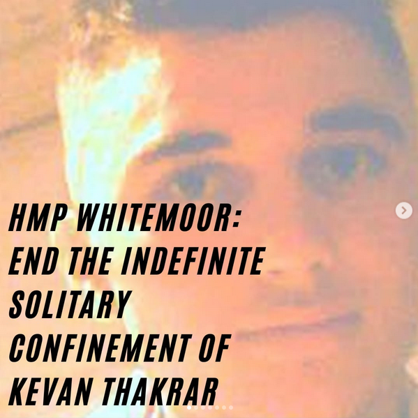 Kevan Thakrar move to Whitemoor prison